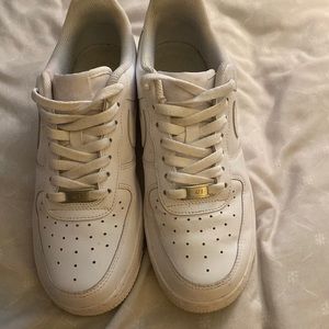 Barley worn air force ones